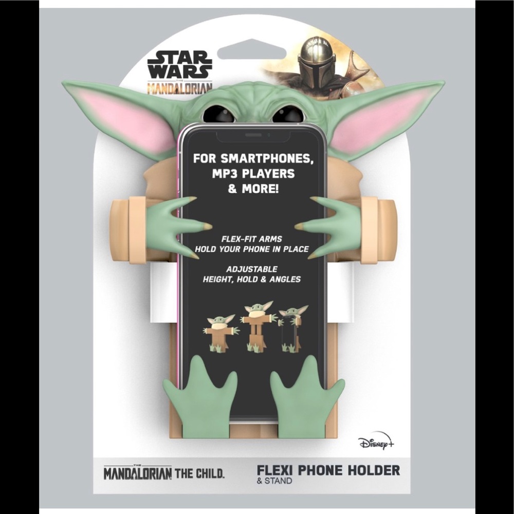 NEW Baby Yoda Flexi Phone Holder & Stand